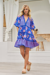 Coco Mini Dress - Indigo Dreams