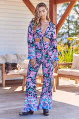 Isla Jumpsuit - Black Bird