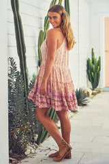 Reef Mini Dress - Sunset Birdie