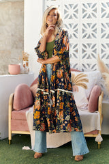 Louisiana Kimono - California Poppy