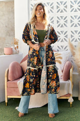 Louisiana Kimono - California Poppy