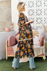 Louisiana Kimono - California Poppy