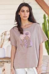 Vintage Tee - Jaybird ~ Mocha