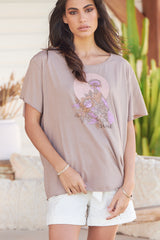 Vintage Tee - Jaybird ~ Mocha