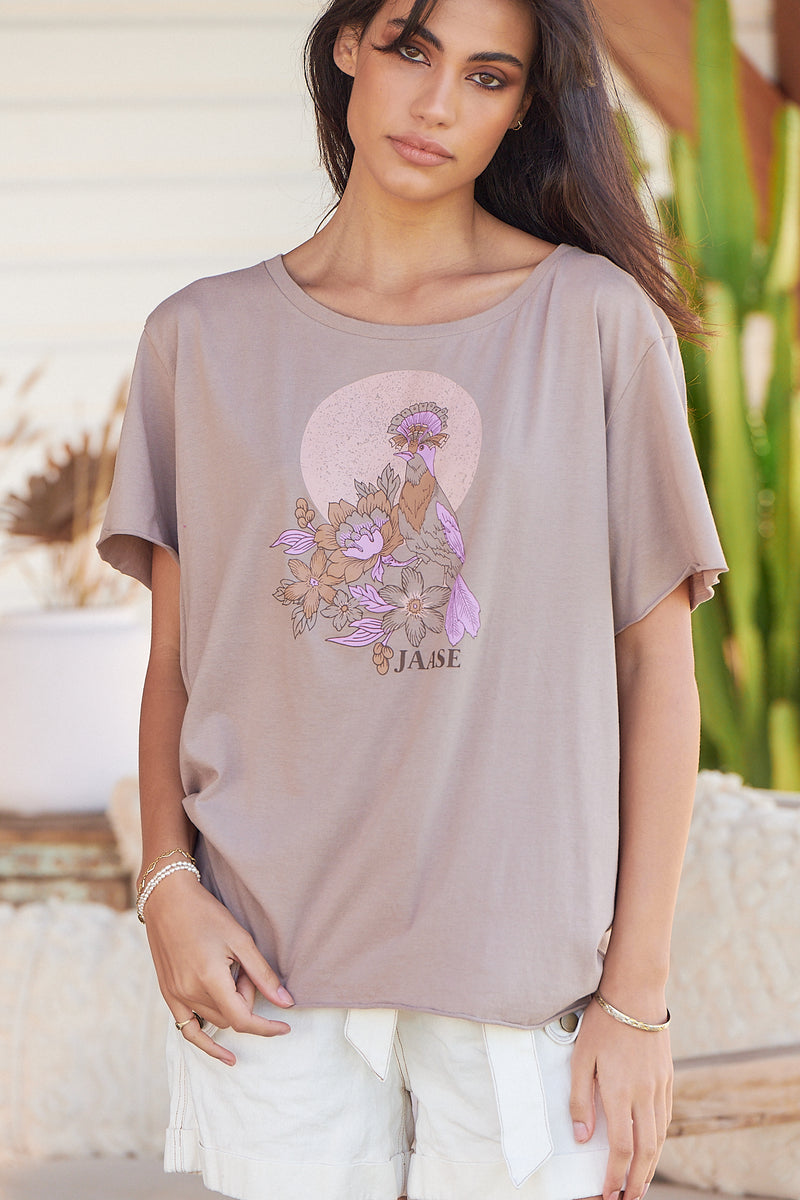 Vintage Tee - Jaybird ~ Mocha