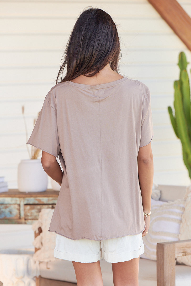 Vintage Tee - Jaybird ~ Mocha