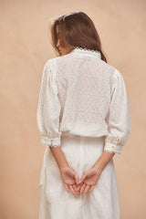 Botany Blouse - Lily White