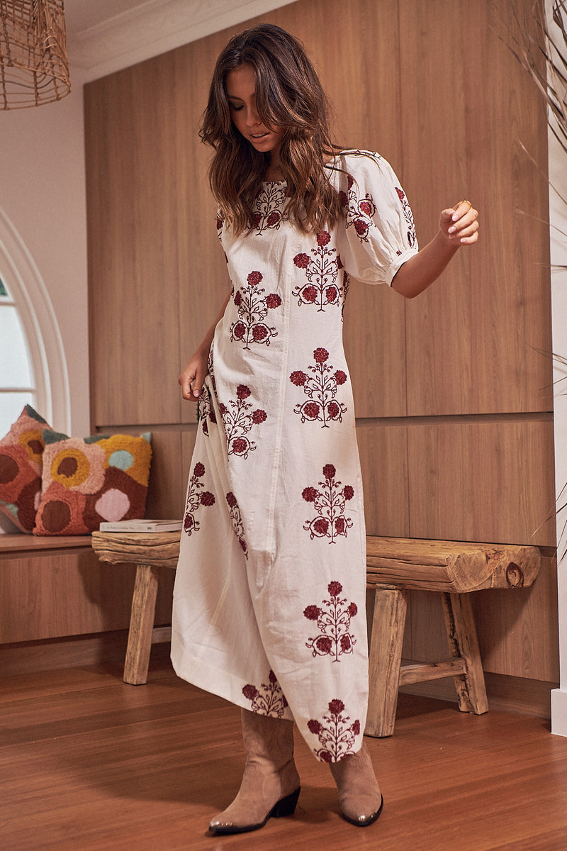 Cactus Flower Dress Free People Arizonia Rose