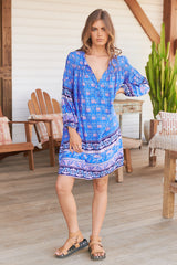 Jany Dress - Bluey