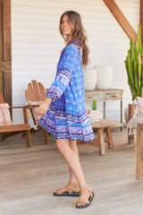 Jany Dress - Bluey