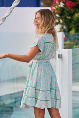 Montana Mini Dress - Sea Mist