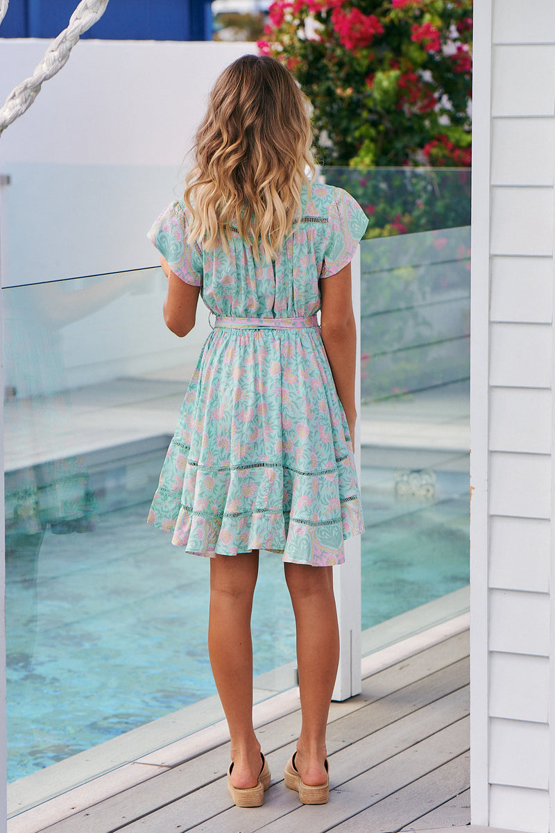 Montana Mini Dress - Sea Mist
