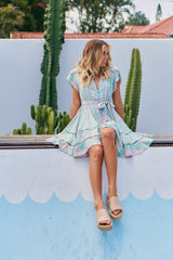 Montana Mini Dress - Sea Mist