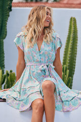 Montana Mini Dress - Sea Mist