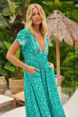 Tabitha Maxi Dress -Grace Print