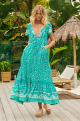 Tabitha Maxi Dress -Grace Print