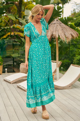 Tabitha Maxi Dress -Grace Print