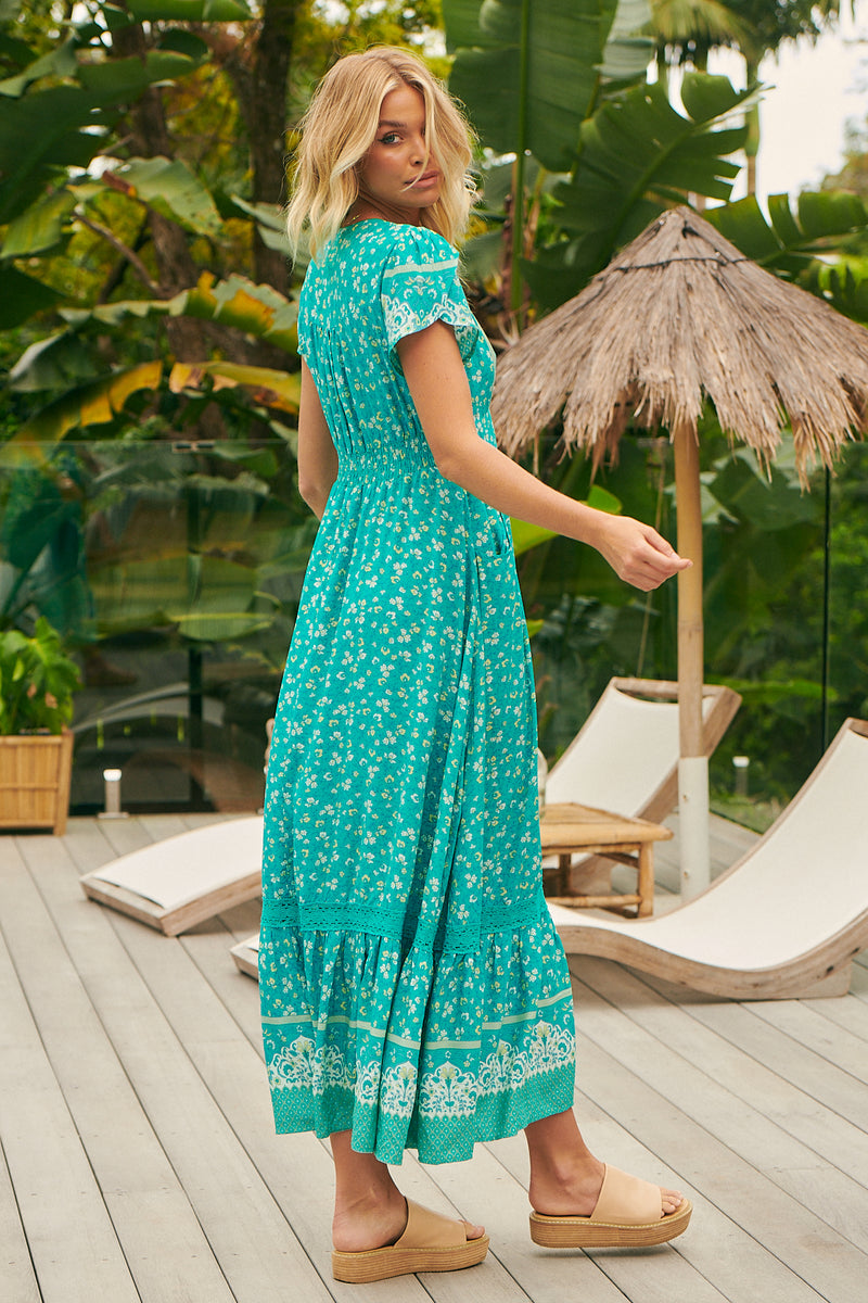 Tabitha Maxi Dress -Grace Print