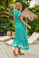 Tabitha Maxi Dress -Grace Print