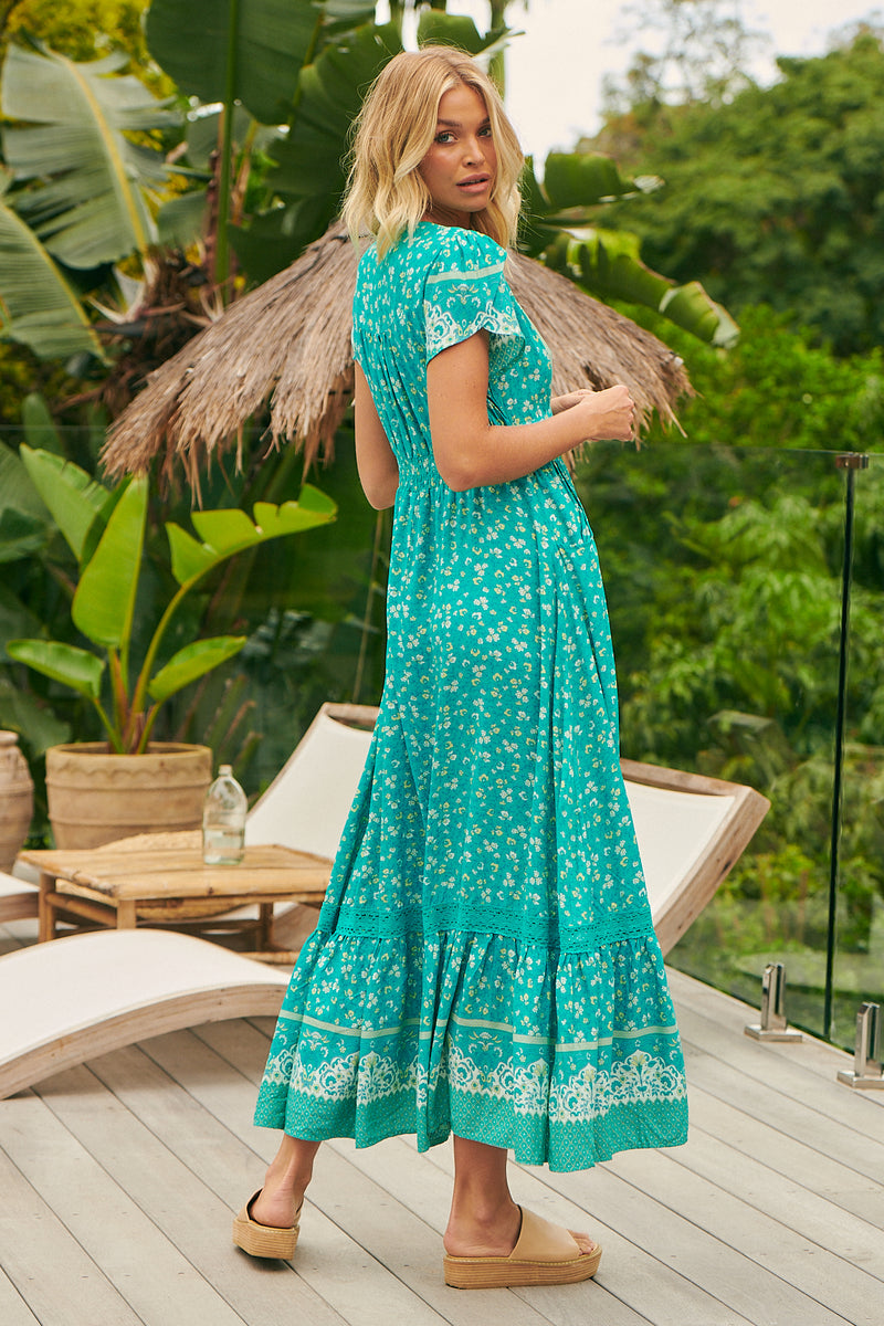 Tabitha Maxi Dress -Grace Print