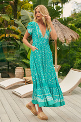 Tabitha Maxi Dress -Grace Print