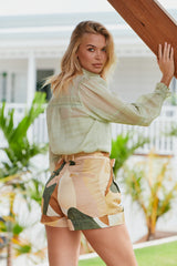 Retro Resort Pleated Shorts ~ Ministry of Style