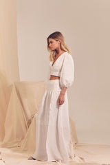 Fluir Top - White Messina