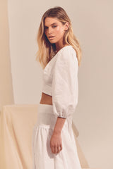 Fluir Top - White Messina