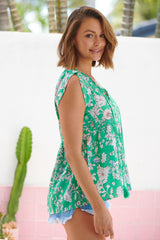 Ella top - Antoinette Print