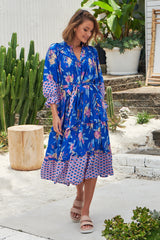 Briana Dress - Sea Shore