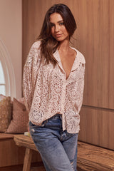 Out West Top  - Ecru ~ Free People