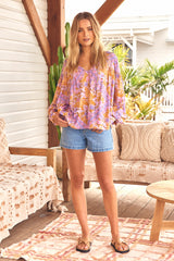 Folk Blouse - Lucia