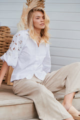 Wild Bloom Embroidery Blouse ~ MOS the label