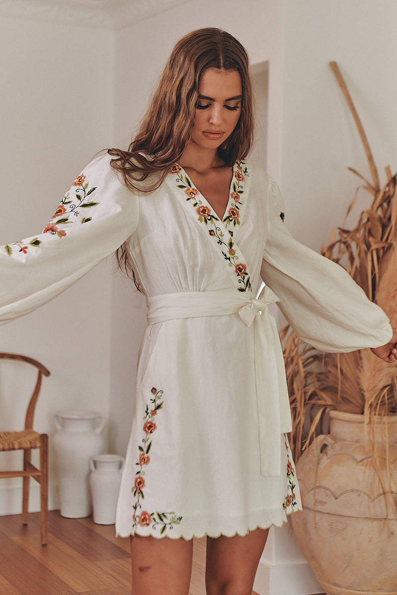 Gardenia Mini Dress ~ MOS the label