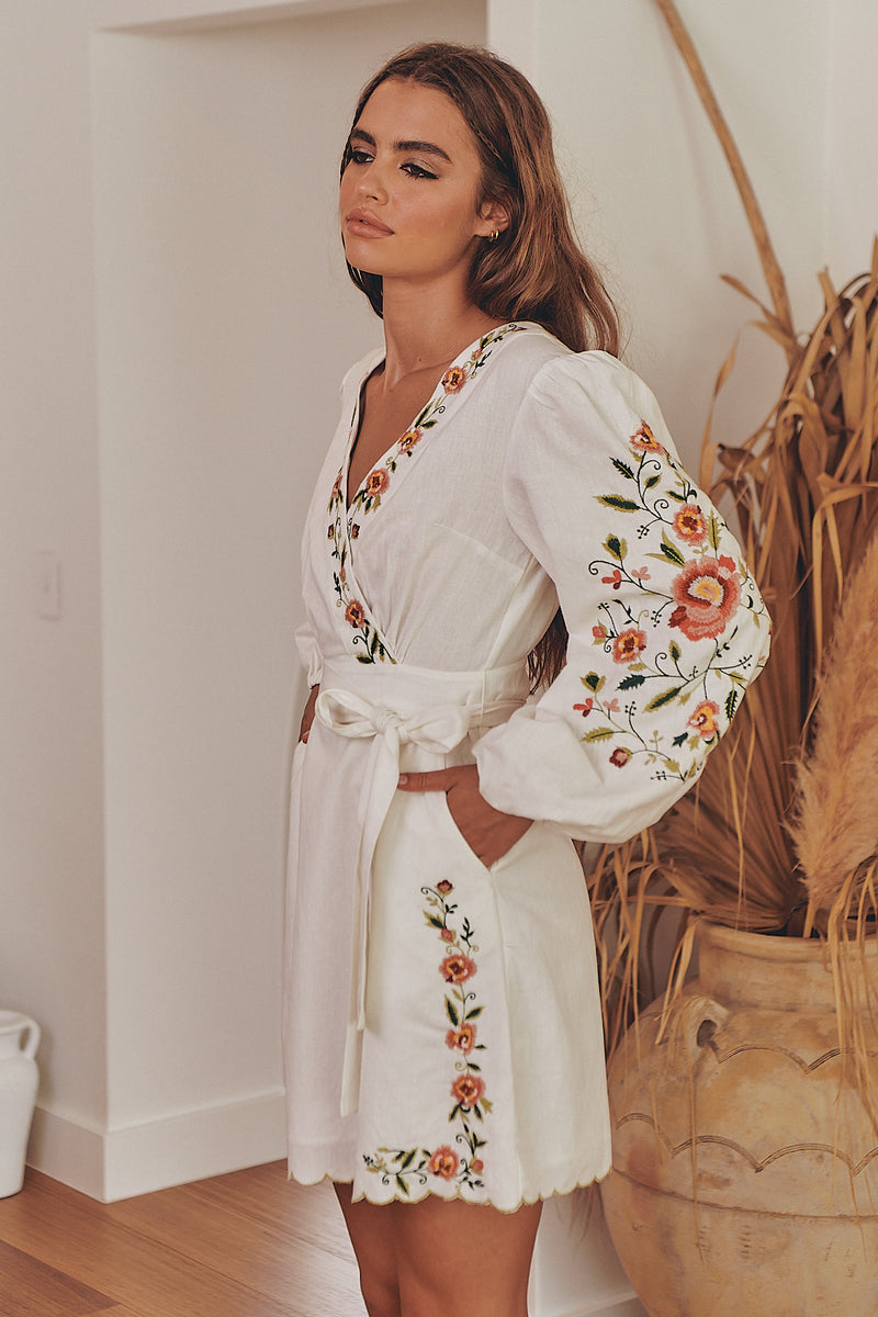 Gardenia Mini Dress ~ MOS the label