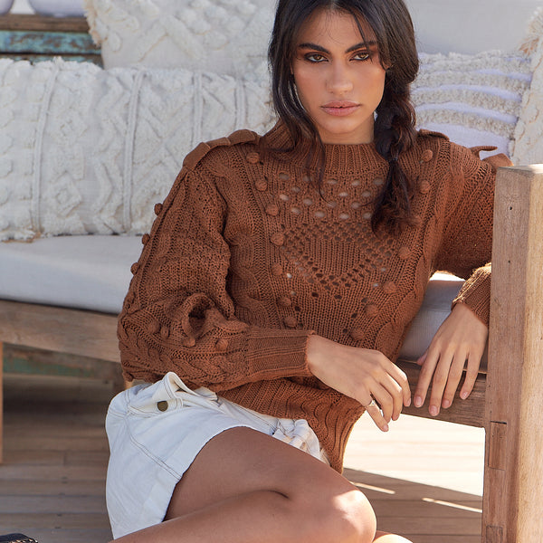 Savanna Knit Sweater - Butterscotch ~MOS the label – Arizonia Rose