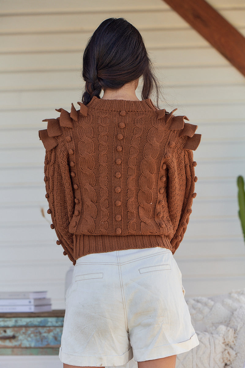 Savanna Knit Sweater - Butterscotch ~ Ministry of Style