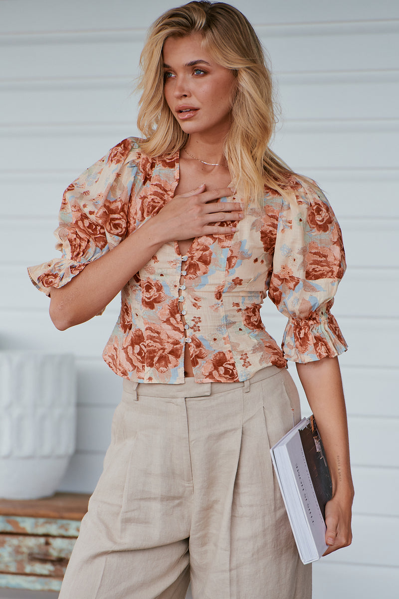 I Found You Printed Top ~ Free People