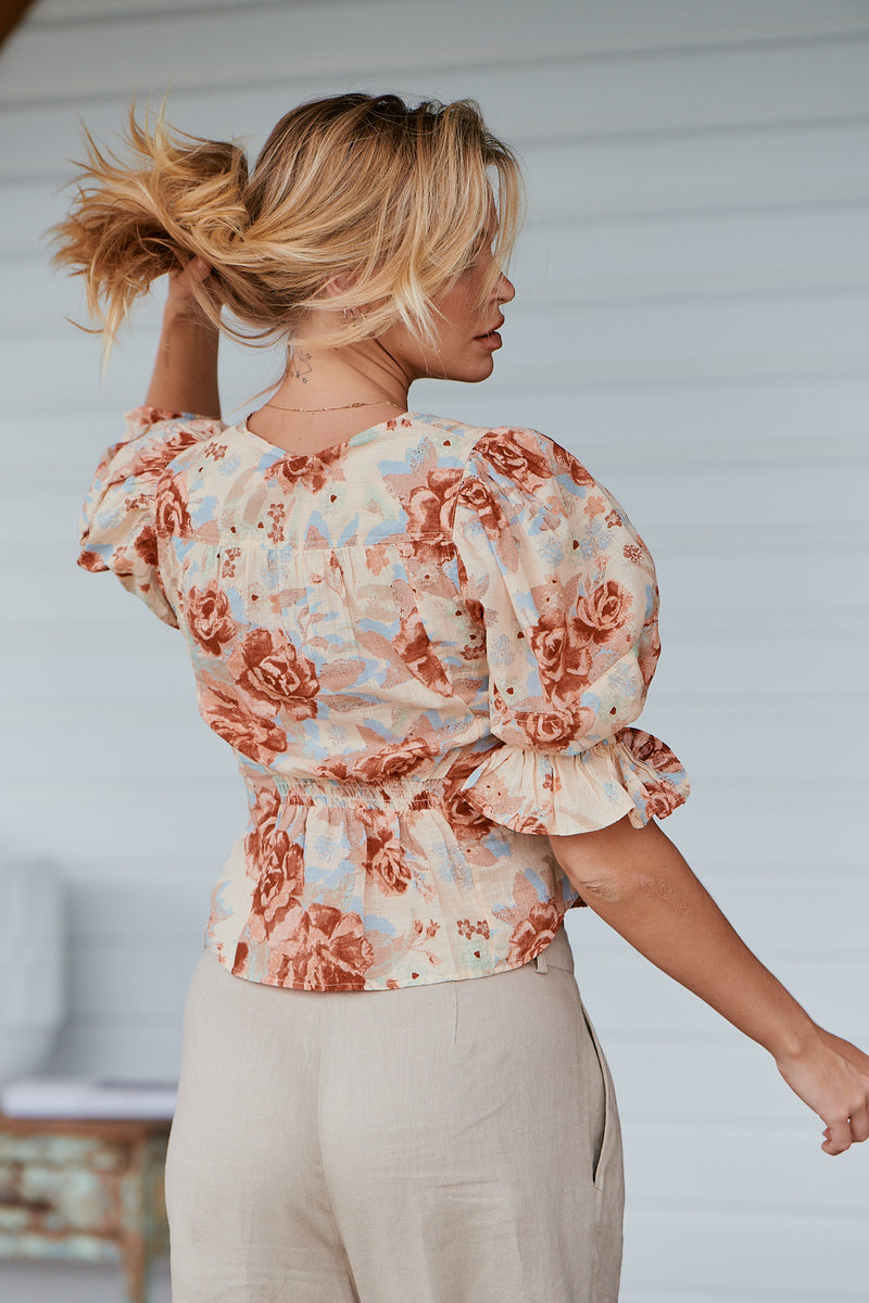 I Found You Printed Top ~ Free People