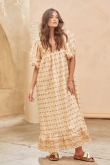 Wattle Midi Dress - Nectar