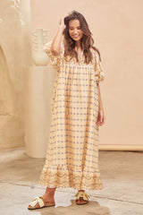 Wattle Midi Dress - Nectar