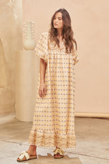 Wattle Midi Dress - Nectar