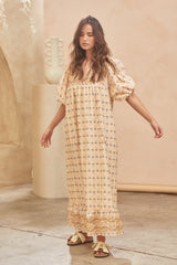 Wattle Midi Dress - Nectar