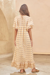 Wattle Midi Dress - Nectar