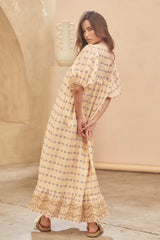 Wattle Midi Dress - Nectar