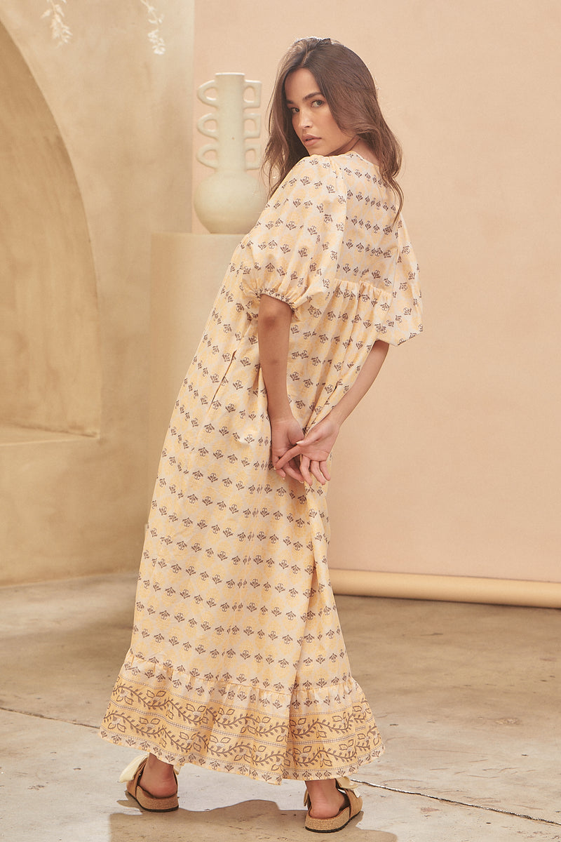 Wattle Midi Dress - Nectar