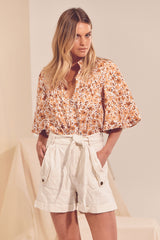 BIRDIE BLOUSE - BILLIE PRINT