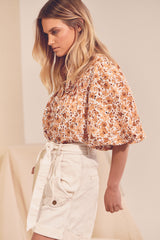 BIRDIE BLOUSE - BILLIE PRINT