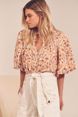 BIRDIE BLOUSE - BILLIE PRINT