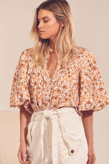 BIRDIE BLOUSE - BILLIE PRINT